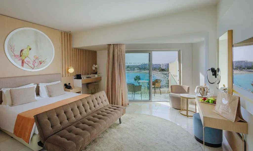 JUNIOR SUITE SEA VIEW Room, Nissiblu Beach Resort, Cyprus