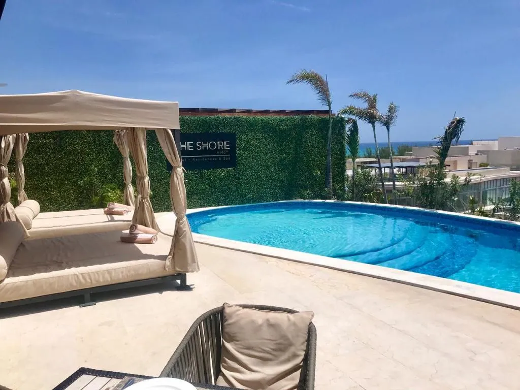 Pool, The Shore At 46th, Playa Del Carmen