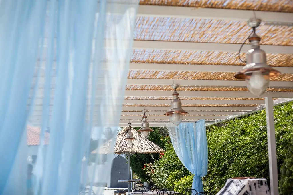 Terrace, Tinas Plus Hotel, Rhodes