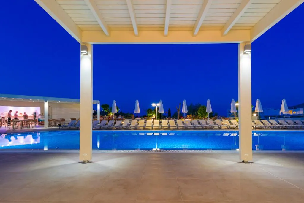 Terrace, Lindos White hotel & suites, Rhodes