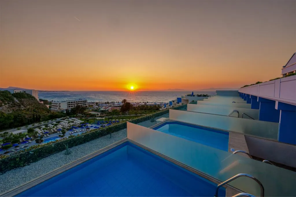 Double or Twin SEA VIEW WITH PRIVATE POOL Room, Atrium Platinum Resort Hotel and Spa, Rhodes