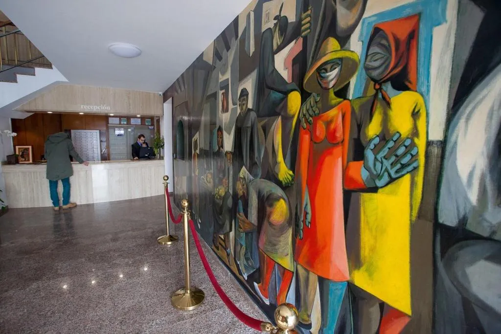 Lobby, Hotel Insula Barataria, Madrid