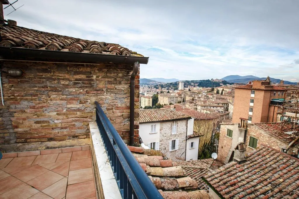 Terrace, Hotel Fortuna, Perugia