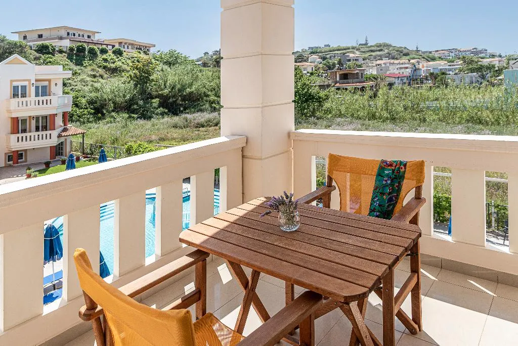 STUDIO DELUXE POOL VIEW Room, Artemis Apartments, Crete