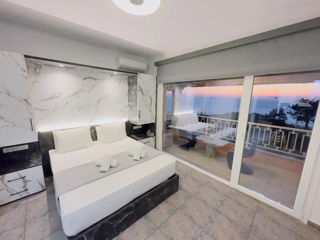 STUDIO SEA VIEW WITH AIR CONDITIONING Room, Nikos Apartments Corfu, Corfu