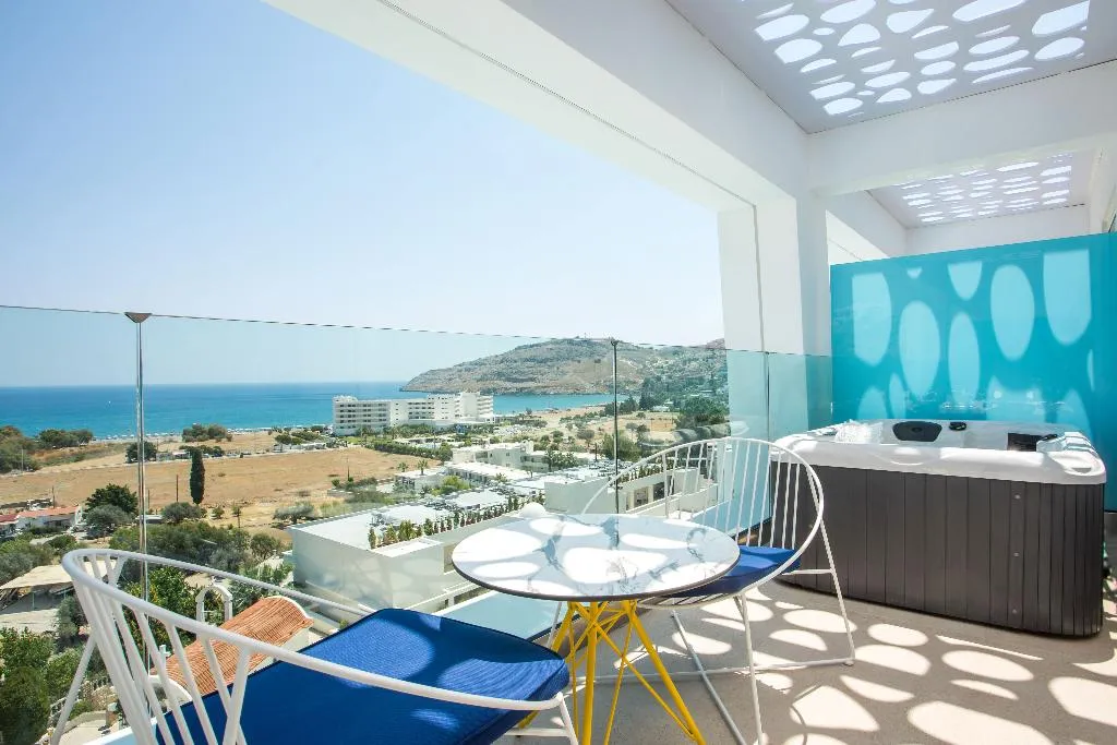SUITE EXECUTIVE SEA VIEW Room, Lindos White hotel & suites, Rhodes