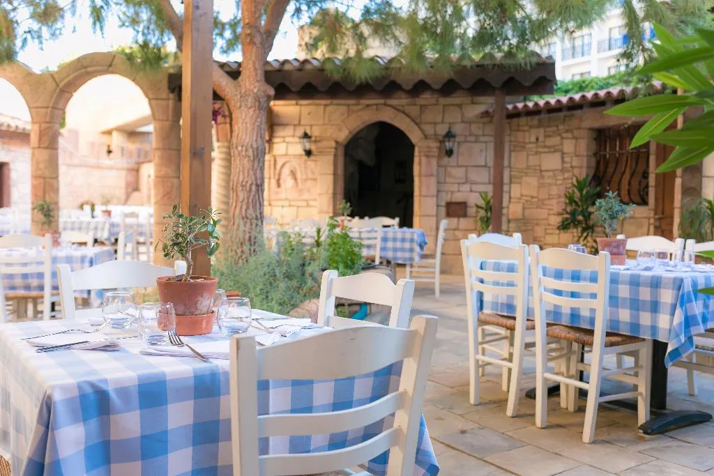 Restaurant, Golden Bay Beach hotel, Cyprus