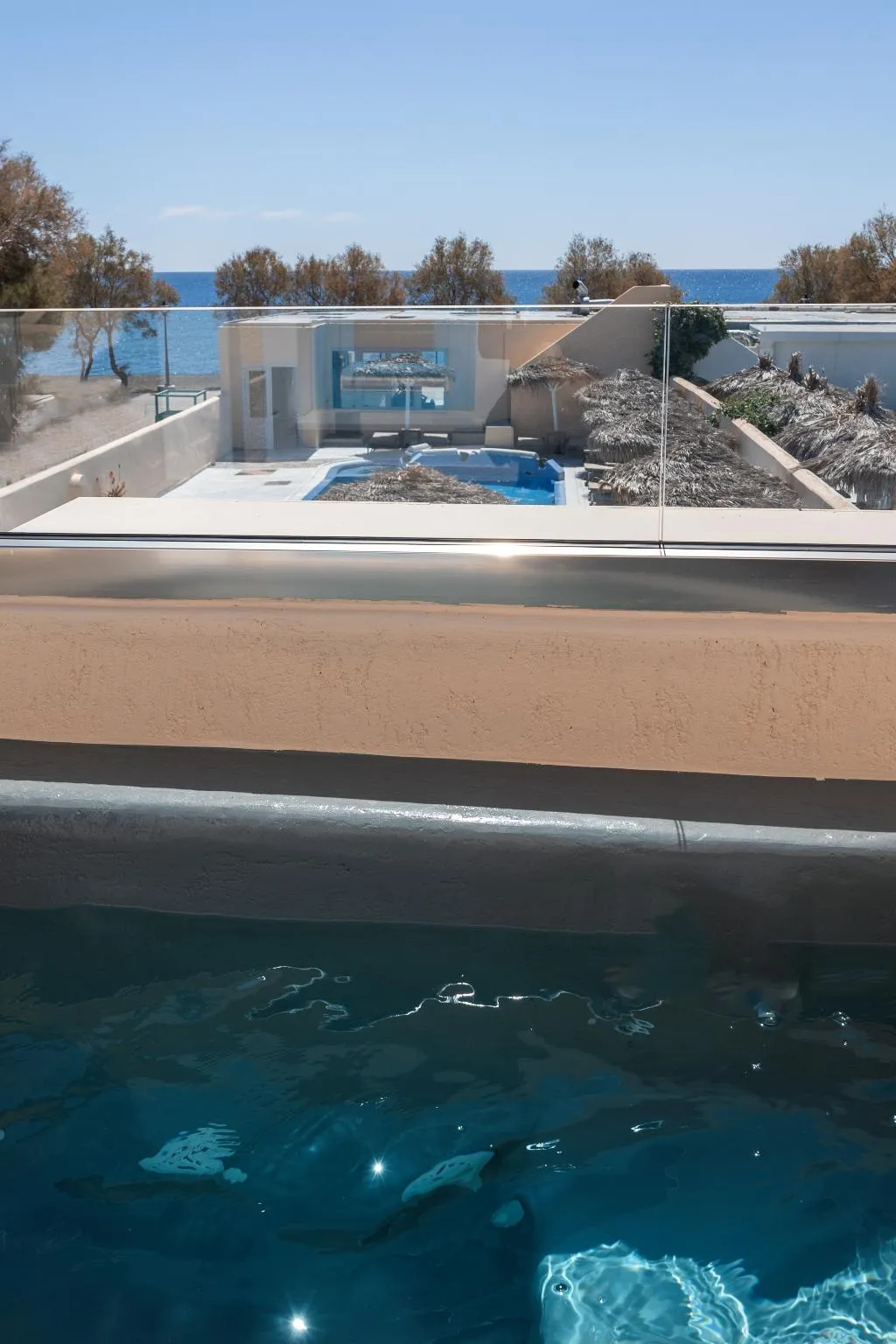 DOUBLE DELUXE SEA VIEW WITH BALCONY Room, Perissa Bay, Santorini