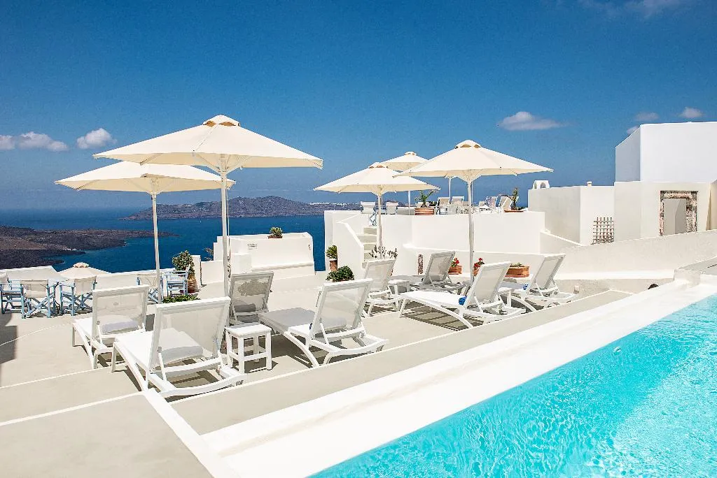 Terrace, Pantelia Suites, Santorini