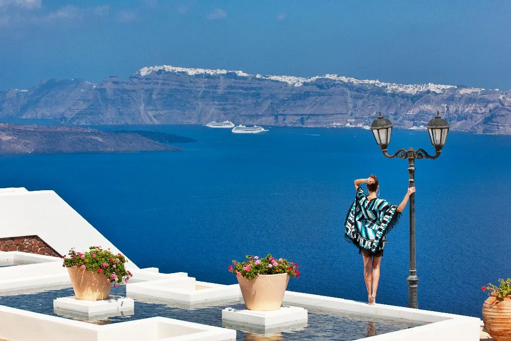Terrace, Maison des Lys, Santorini