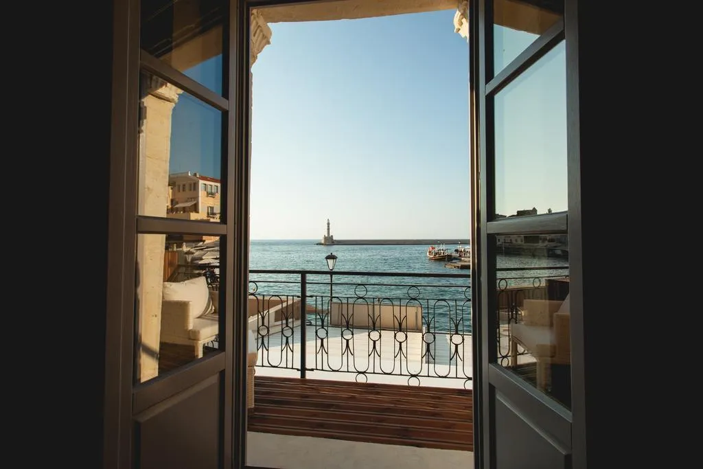 Lobby, Chania Inn, Crete