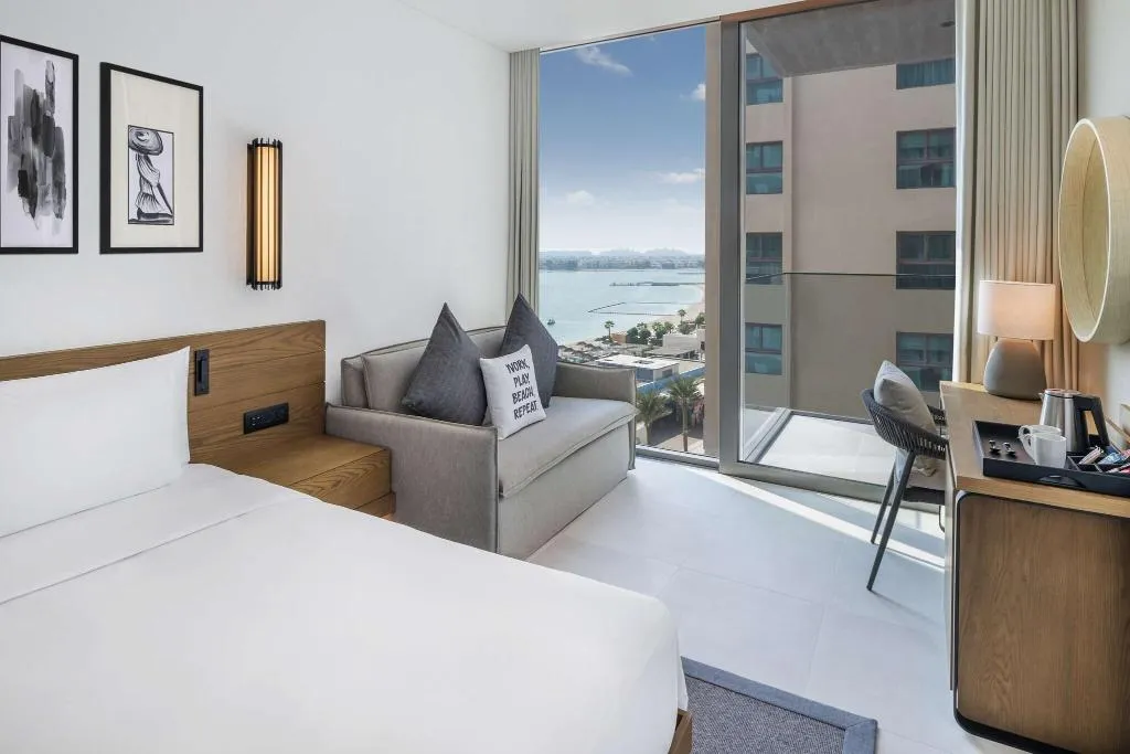 TRIPLE SUPERIOR SIDE SEA VIEW Room, Radisson Beach Resort Palm Jumeirah, Dubai