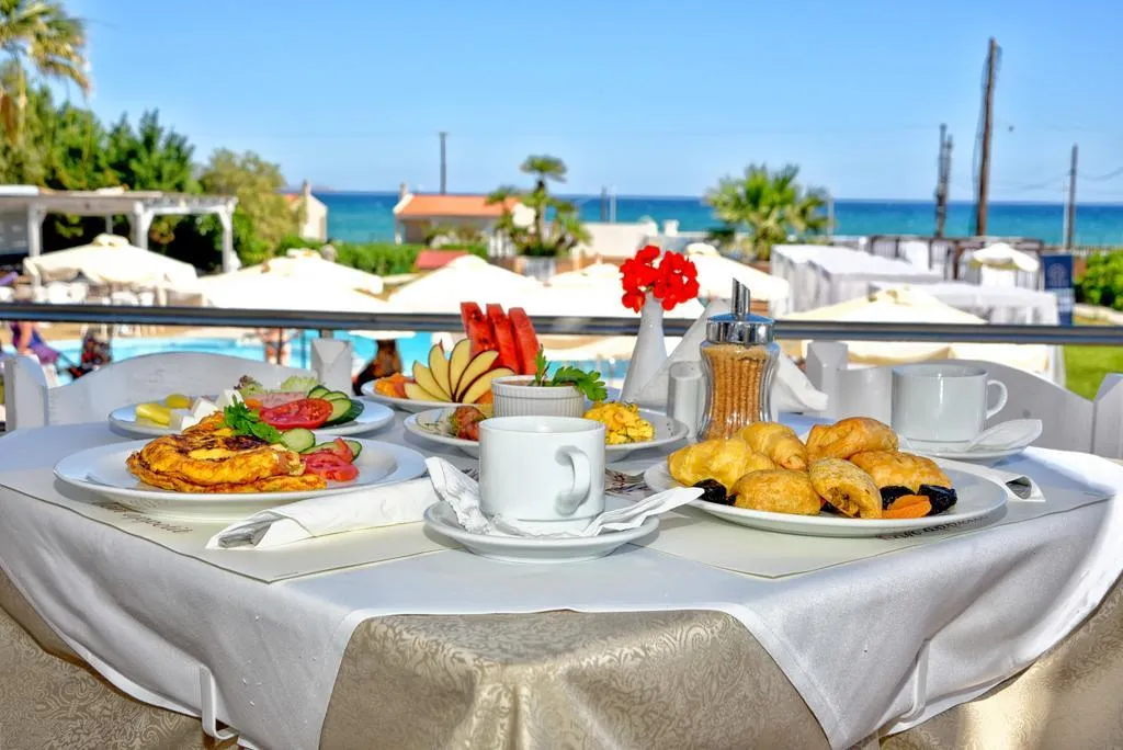 Terrace, Gouves Bay, Crete
