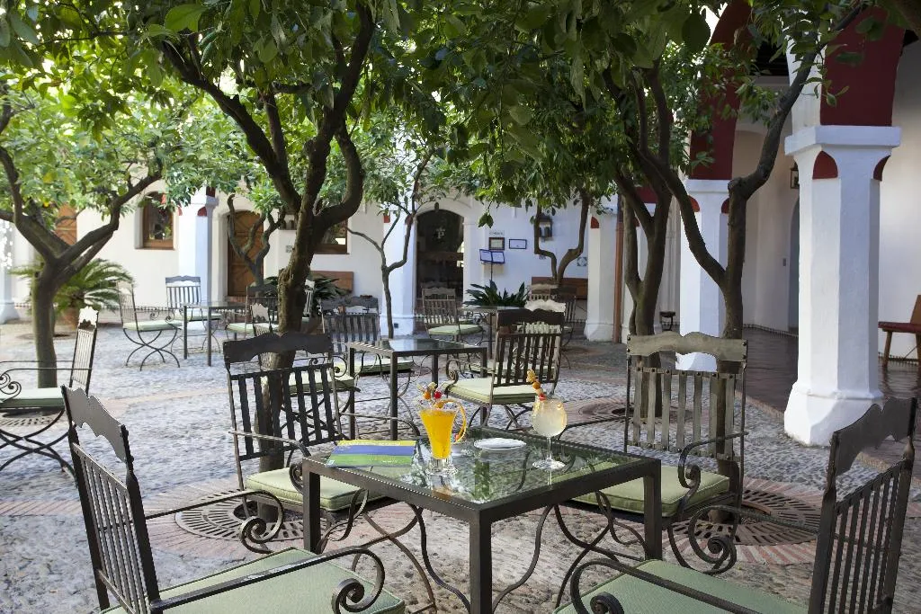 Terrace, Parador de Guadalupe, Madrid