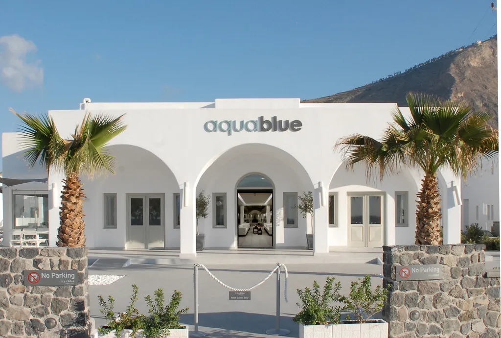 General view, Aqua Blue Beach Hotel, Santorini