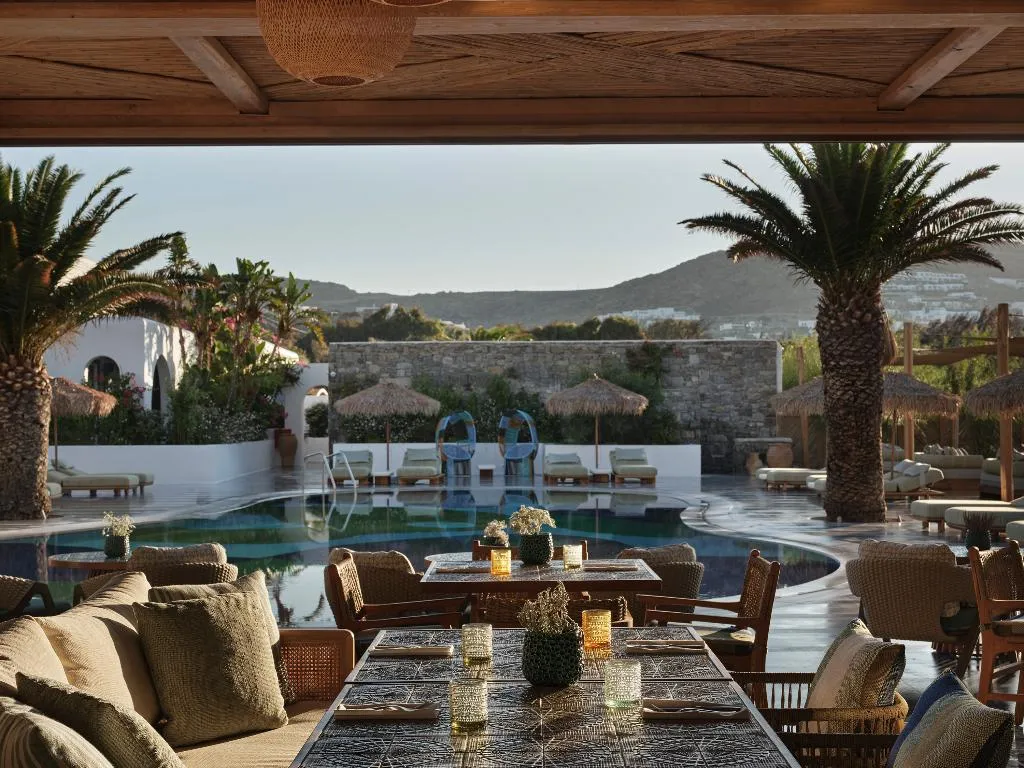 Restaurant, Myconian Sunrise Relais & Chateaux Hotel, Mykonos