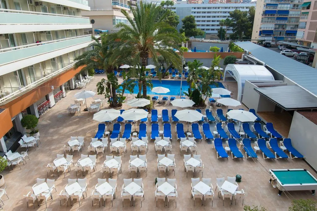 Terrace, Climia Benidorm Plaza 4*, Costa Blanca