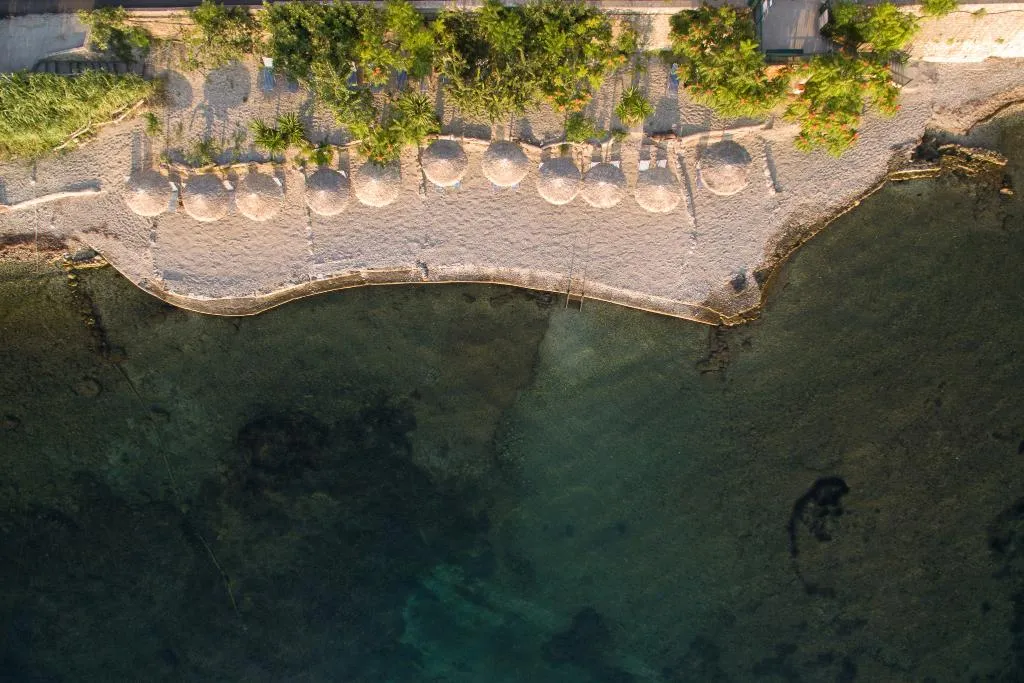 Beach, Kaiser Bridge, Corfu