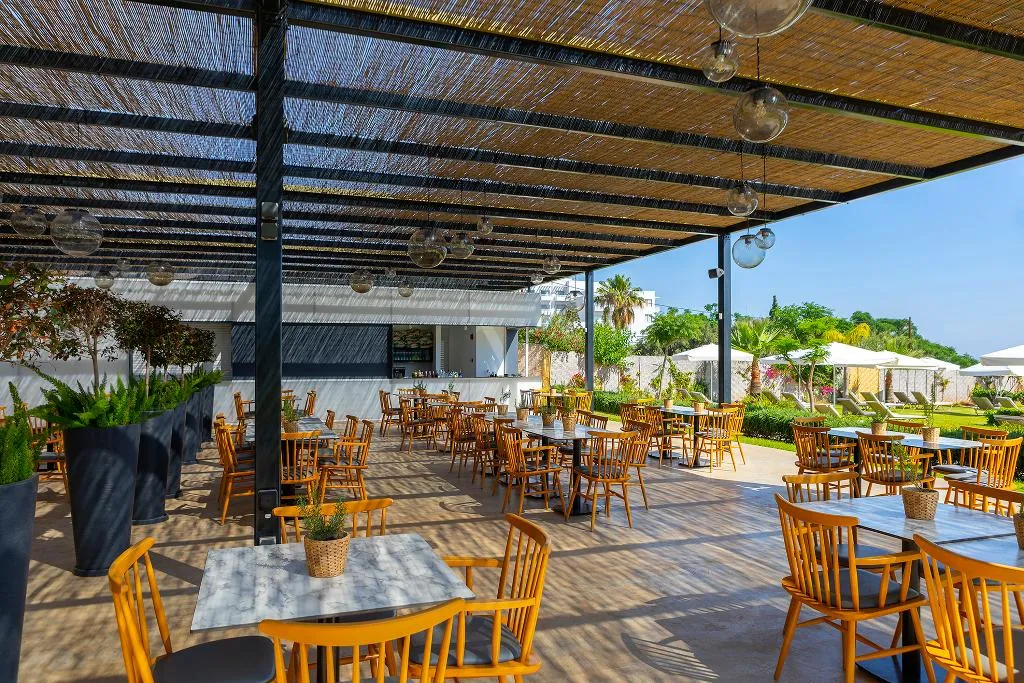 Restaurant, Crystal Springs Beach Hotel, Cyprus