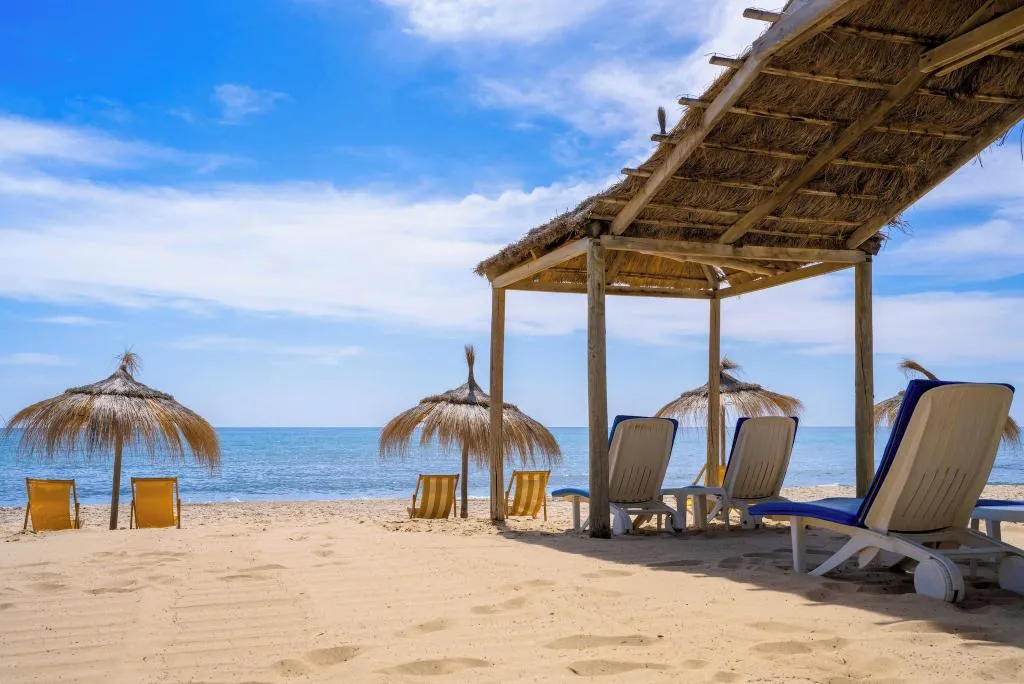 Beach, Bel Azur Thalasso & Bungalows, Tunisia
