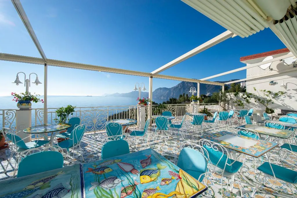 Terrace, Villa Bella Vista near Positano and Amalfi, Naples
