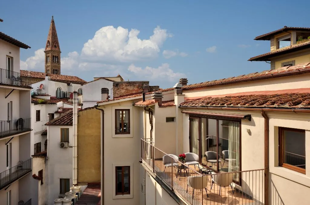 Terrace, Floren Luxury Hotel, Florence