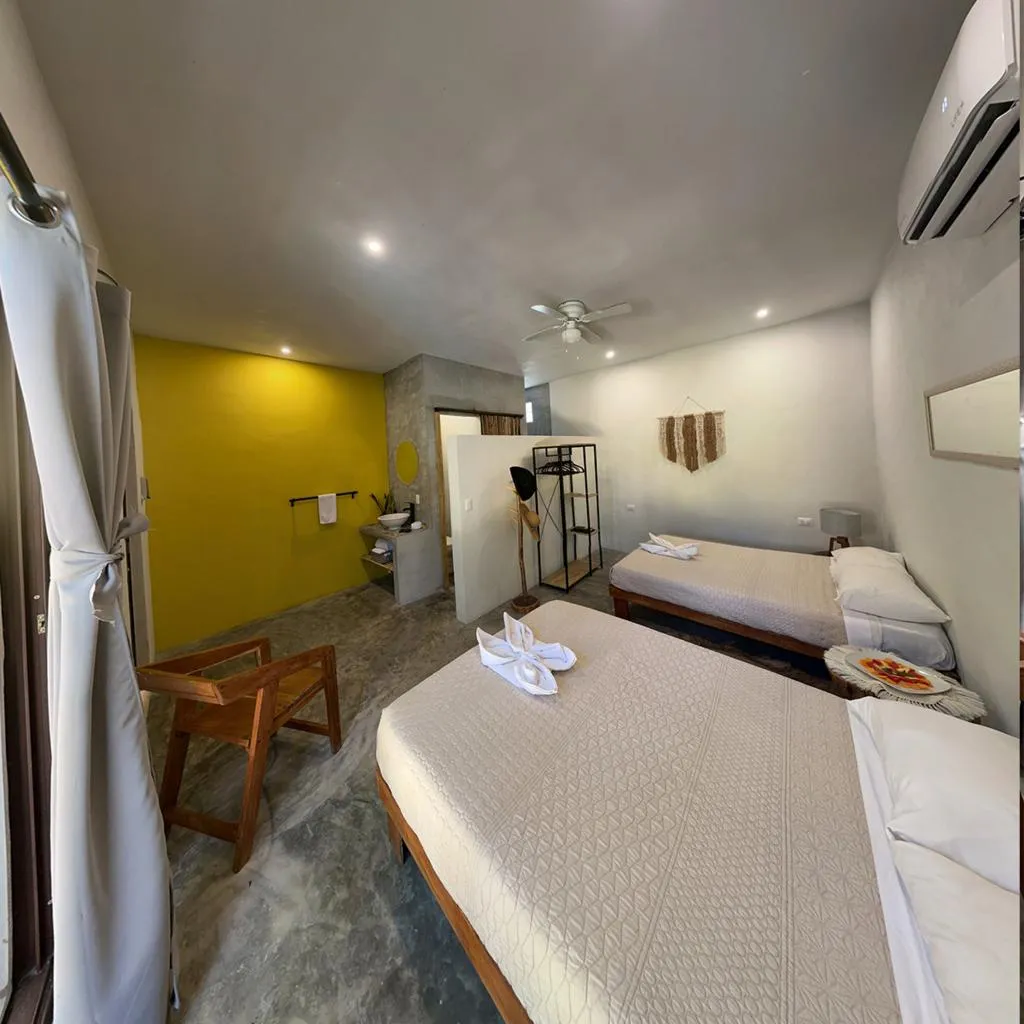 TWIN BASIC Room, Hotel Carlitos Tulum, Cancun Area