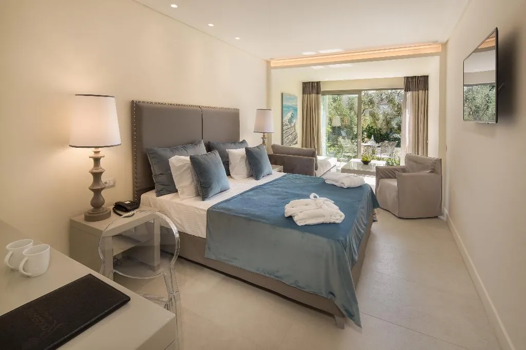 DOUBLE DELUXE GARDEN VIEW Room, Rodostamo Hotel & Spa, Corfu