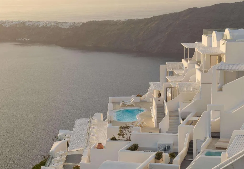 General view, Tholos Resort, Santorini