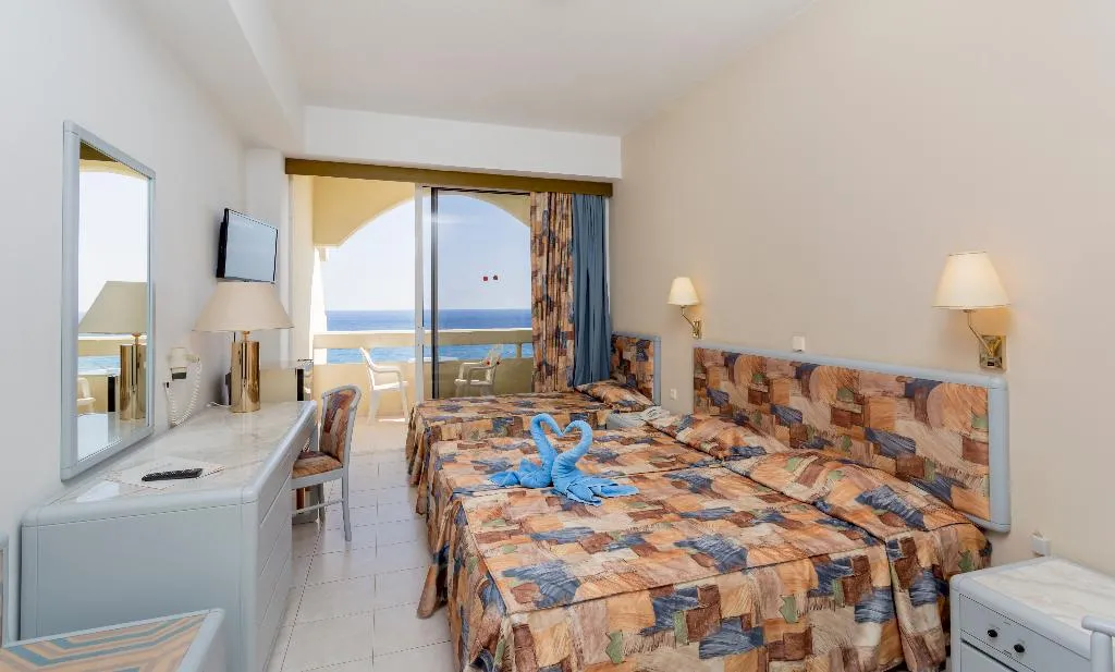 Double or Twin SEA VIEW Room, Olympos Beach, Rhodes