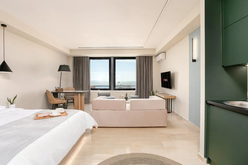 QUADRUPLE DELUXE SEA VIEW Room, Sea And The City, Halkidiki