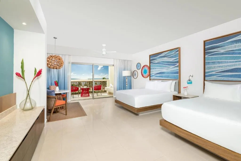 JUNIOR SUITE OCEAN FRONT Room, Dreams Puerto Morelos Resort & Spa, Cancun Area