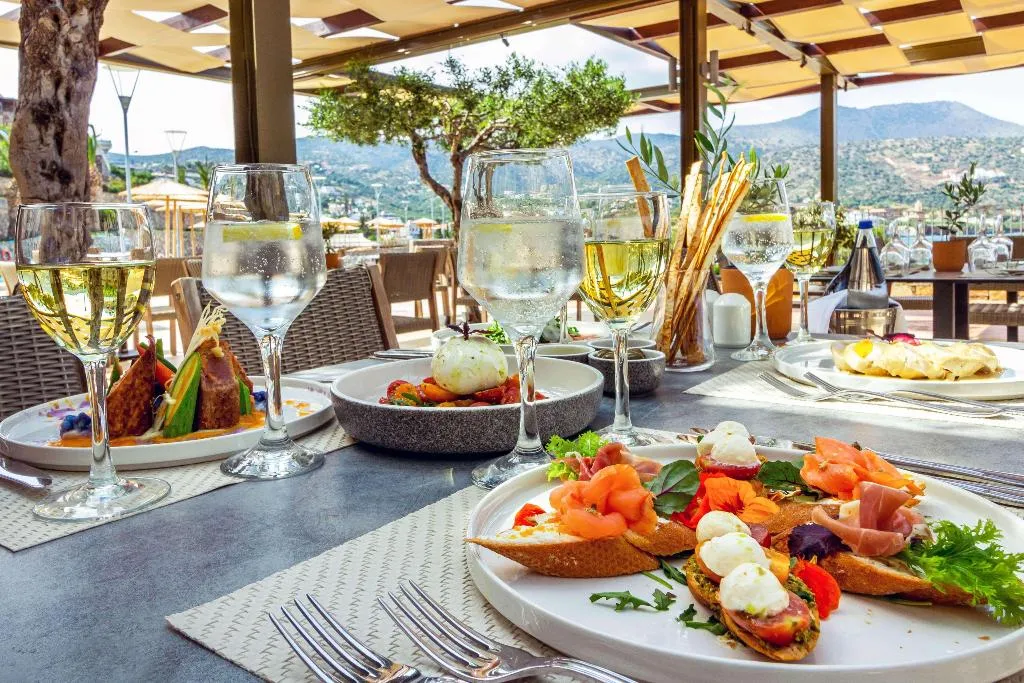 Restaurant, Zeus Eleva Mirabello Bay, Crete