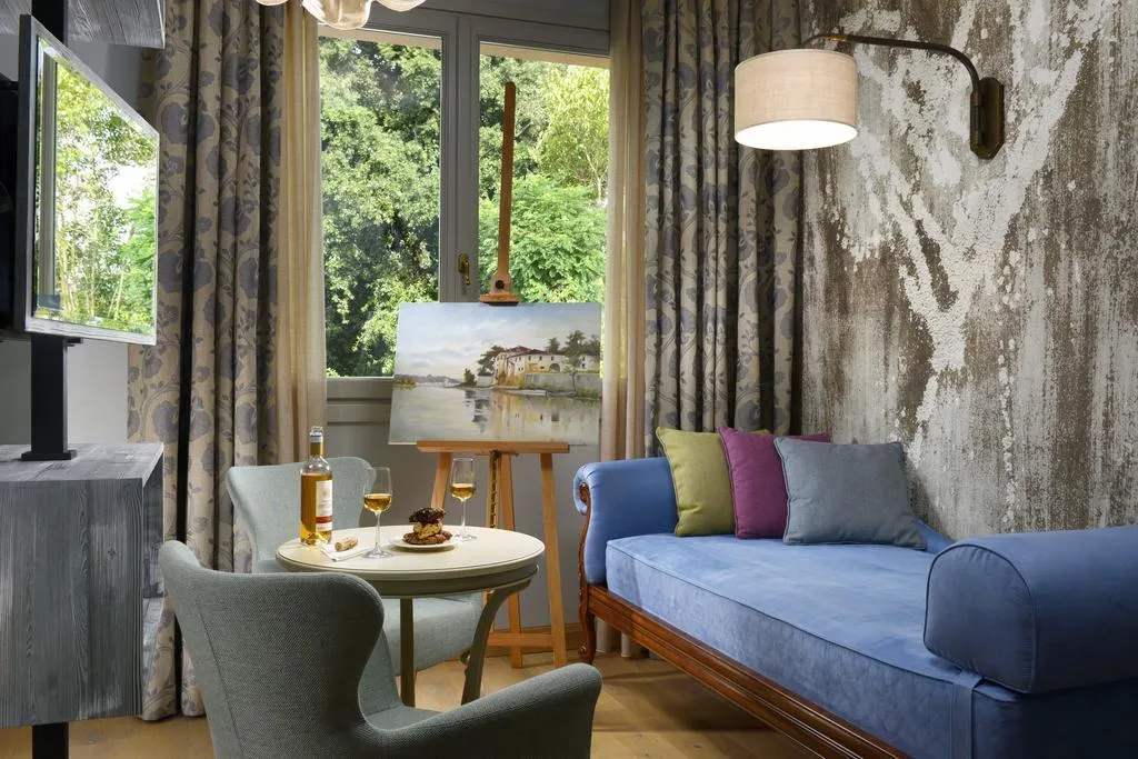 DOUBLE RIVER VIEW Room, Hotel Ville sull’Arno - Preferred Hotels & Resorts, Florence