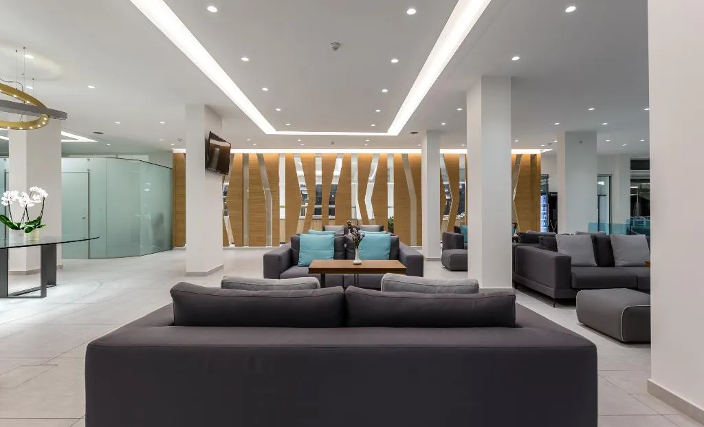 Lobby, Acharavi Beach Hotel, Corfu