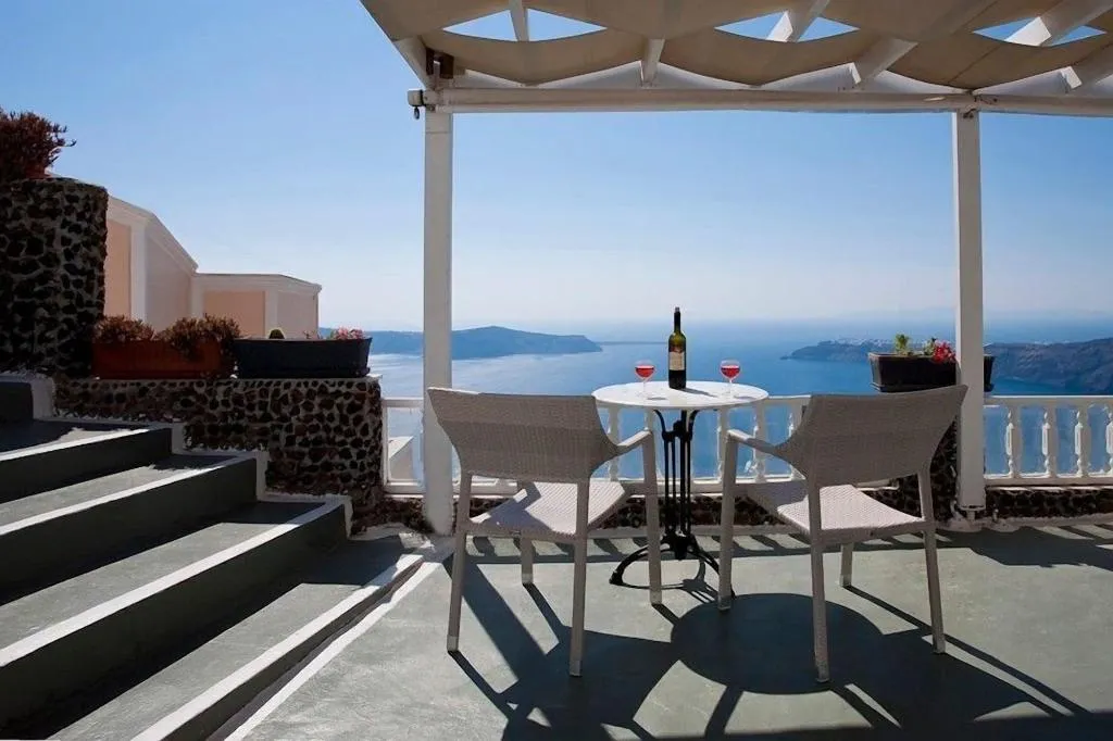 Restaurant, Hotel Katerina's Castle, Santorini