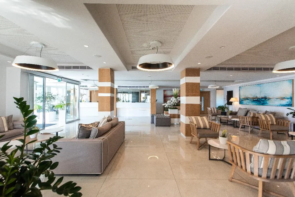 Lobby, Evalena Beach Hotel, Cyprus