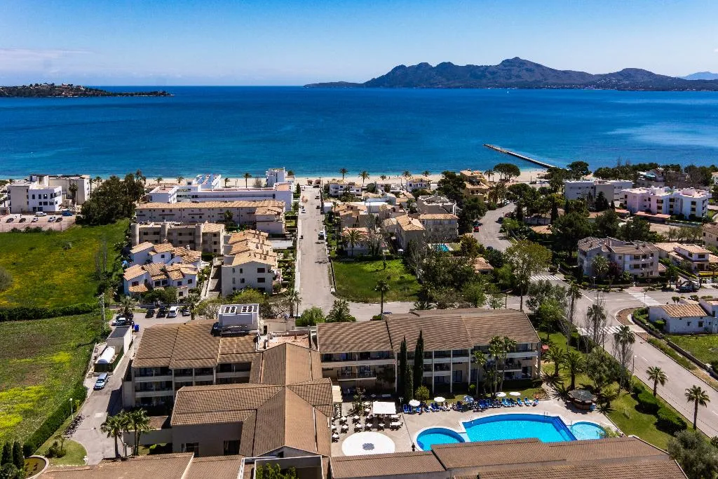 Beach, Hotel Eu Bahia Pollensa, Majorca