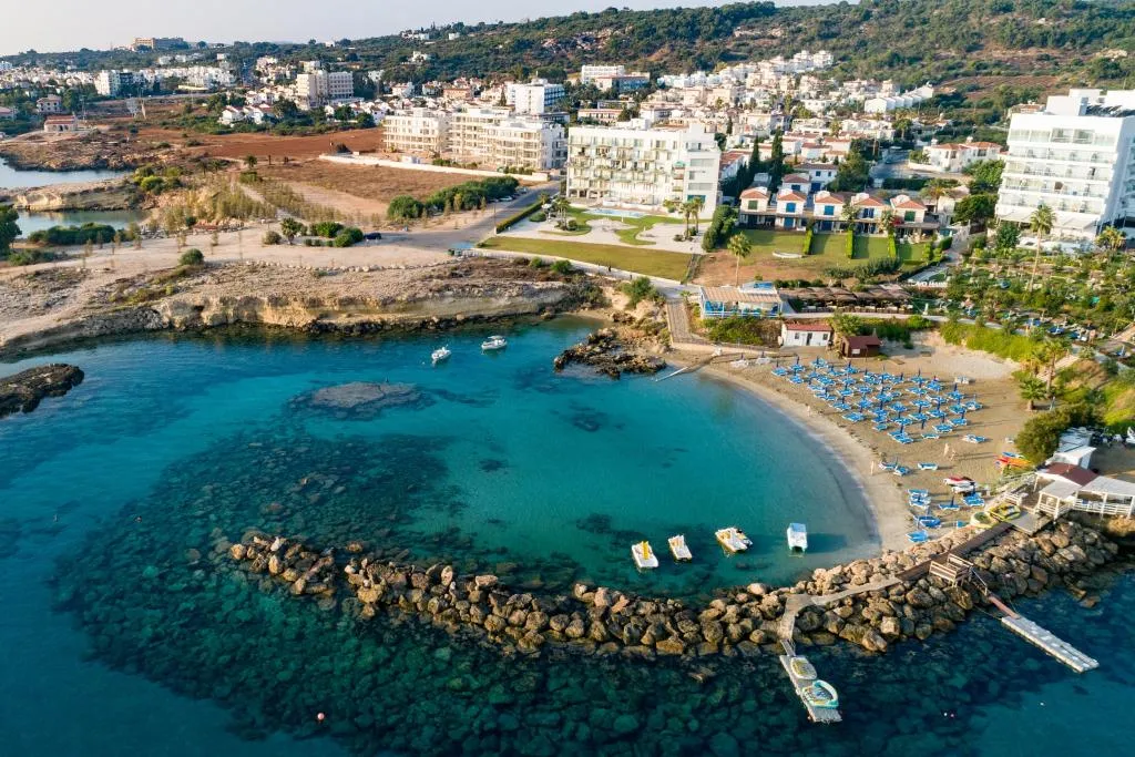 Beach, Cavo Maris Beach Hotel, Cyprus