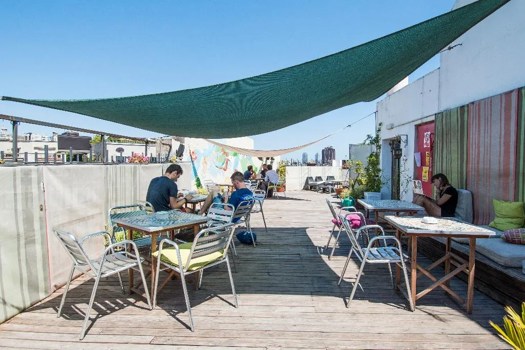 Terrace, Safestay Passeig de Gràcia, Barcelona
