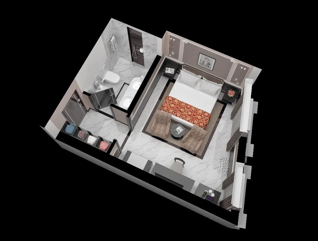 Room GRAND Room, Baglioni Hotel Regina, Rome