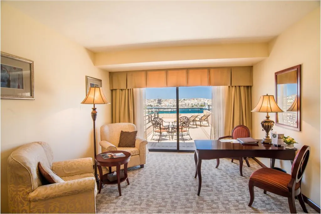 SINGLE SEA FRONT Room, Grand Hotel Excelsior, Malta