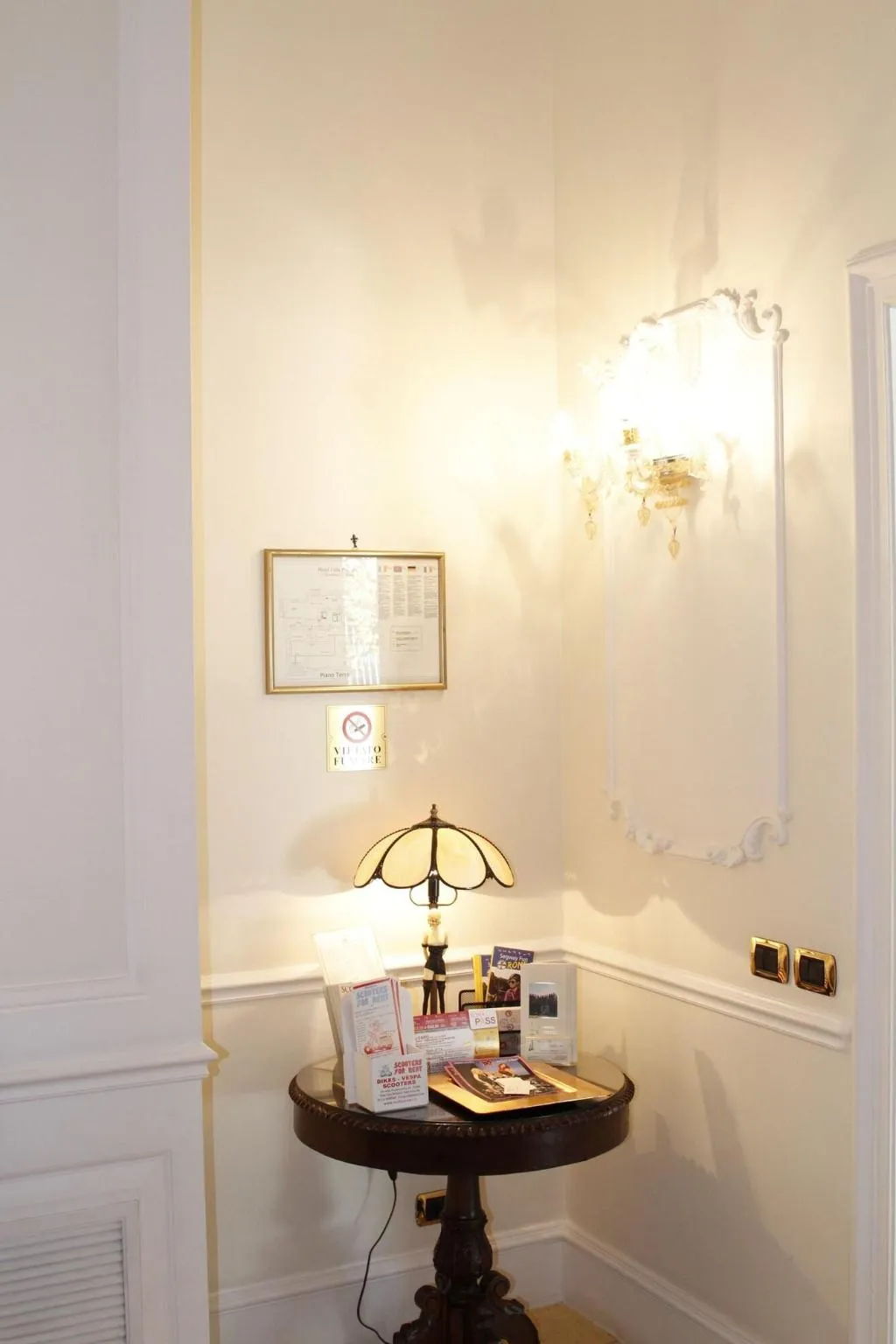 Terrace, Hotel Villa Pinciana, Rome