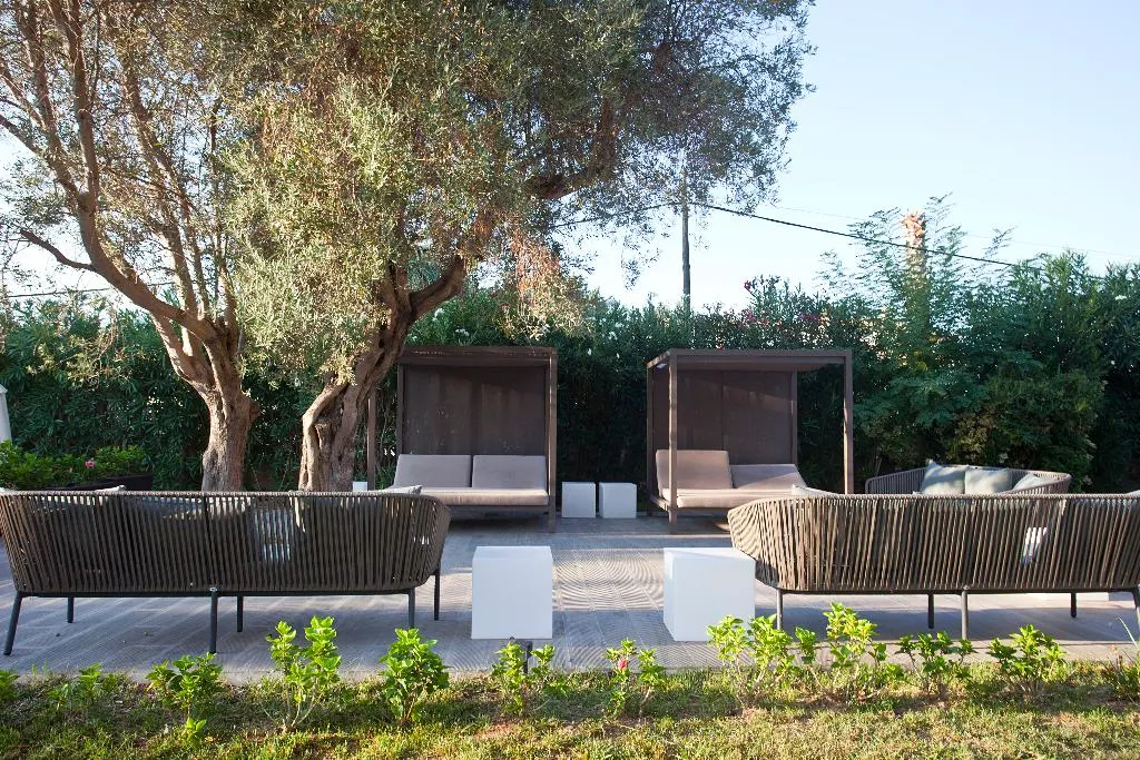 Terrace, Hotel Eu Bahia Pollensa, Majorca