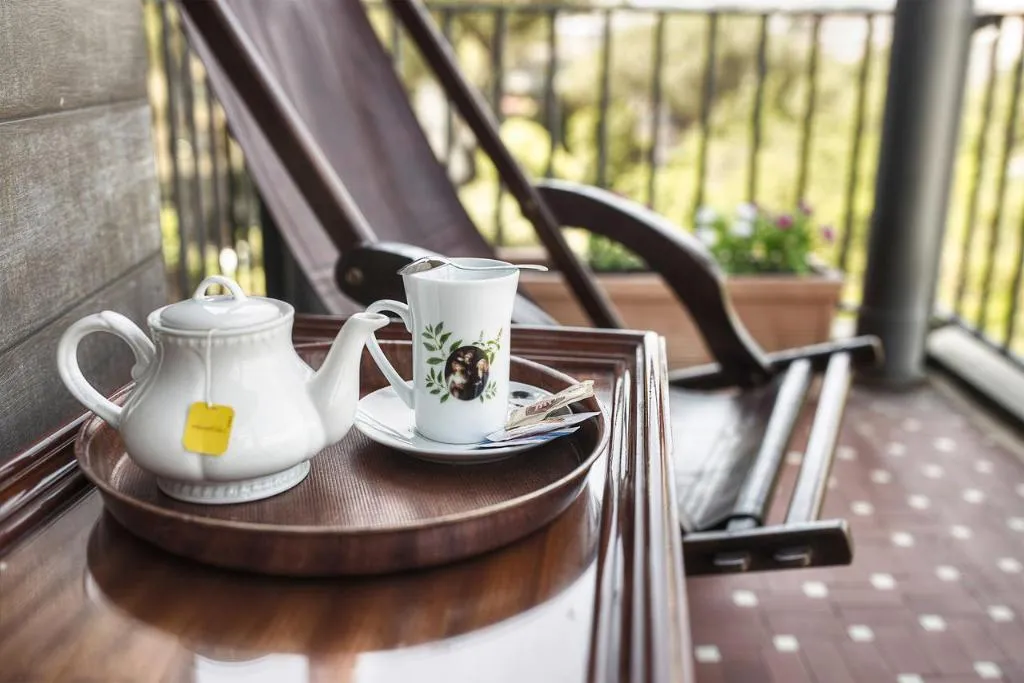 Terrace, Hotel Colony, Rome