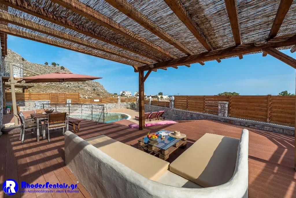 VILLA THREE BEDROOMS WITH PRIVATE POOL Room, Lindos Seastone Villas, Rhodes