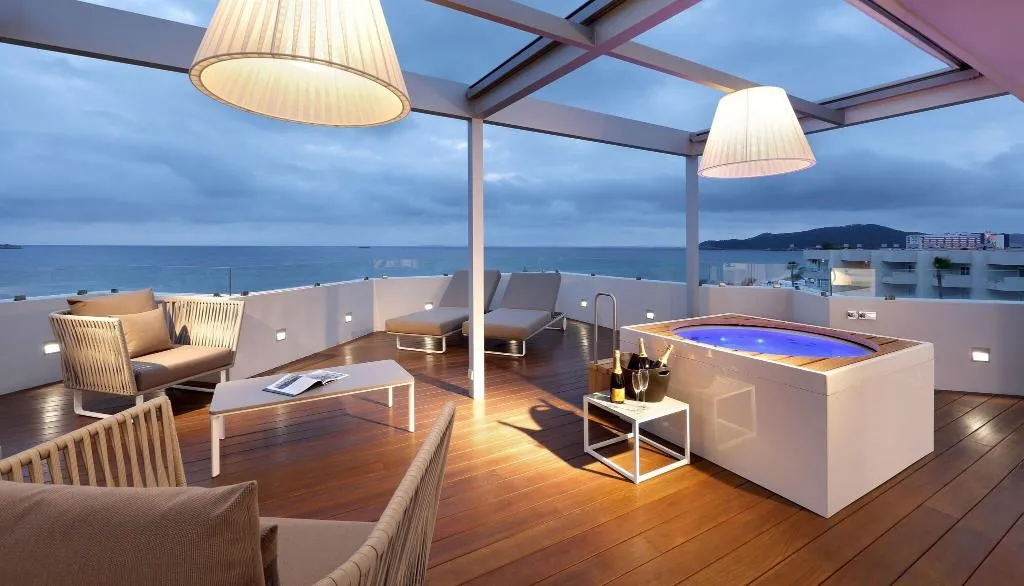 Terrace, Hotel Garbi Ibiza & Spa, Ibiza