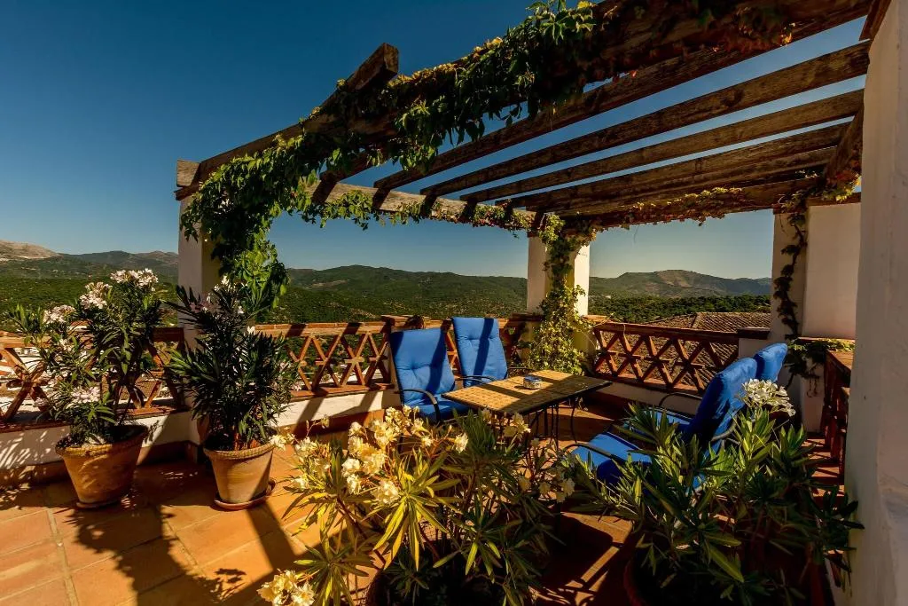 Terrace, Hotel Los Castaños, Costa Del Sol
