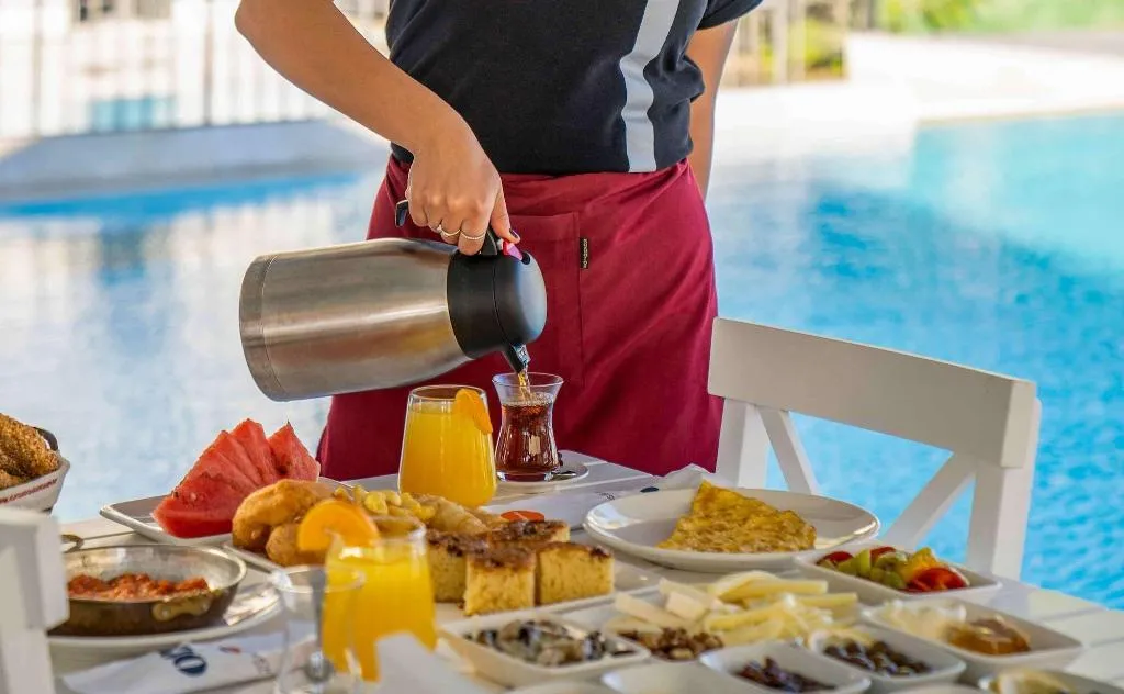 Restaurant, Uras Beach Hotel, Dalaman