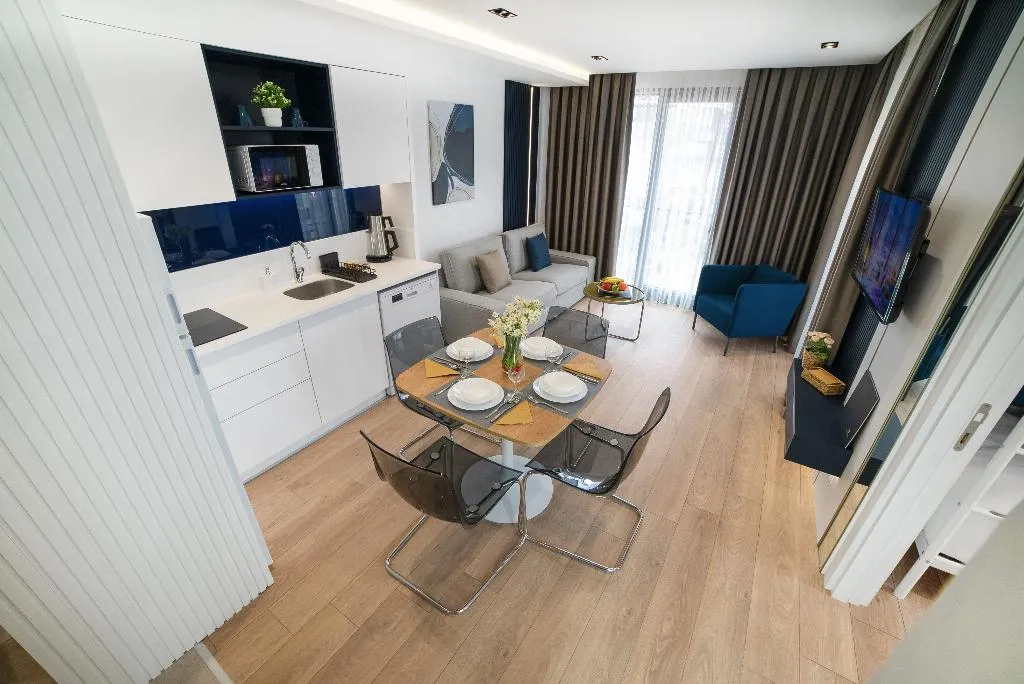 SUITE DELUXE CAPACITY 4 Room, Stile Suite Marine Apart Hotel, Antalya